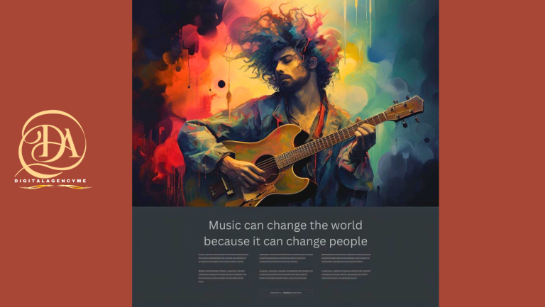 Whispers of the Digital Muse: Crafting Your Symphony with Professional Musician Web Design